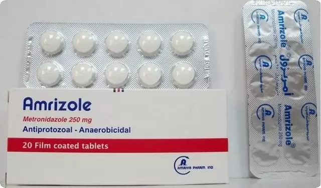 دواء امريزول Amrizol علاج عدوى الفطريات والبكتيريا ومطهر معوي