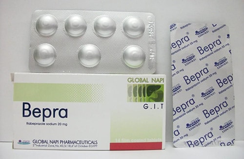 أقراص بيبرا BEPRA علاج قرحة المعدة