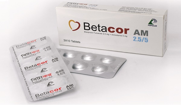 أقراص بيتاكور BETACOR علاج تنظيم ضربات القلب