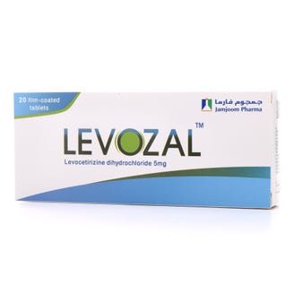 أقراص ليفوزال Levozal لعلاج الحساسية والتهابات الجيوب الأنفية