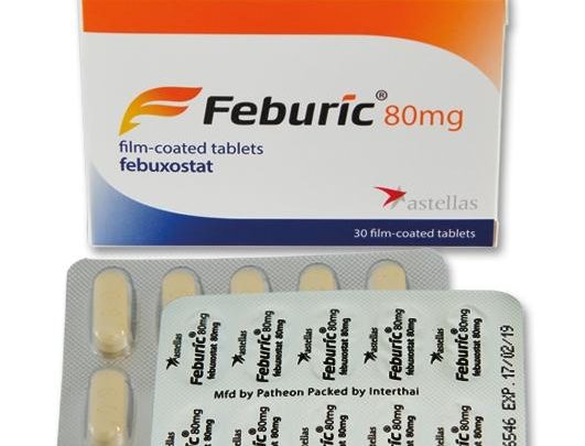 أقراص فبيوريك Feburic لعلاج النقرس وتيبس المفاصل