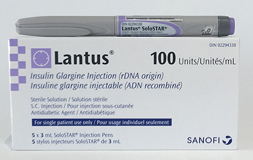 حقن أنسولين لانتوس Lantus لعلاج مرض السكرى النوع الأول