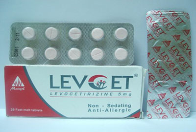 اقراص ليفسيت Levcet لعلاج الالتهابات والحساسية