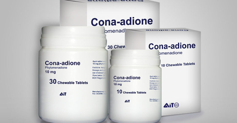 أقراص كوناديون مضاد لتجلط الدم CONA – ADIONE