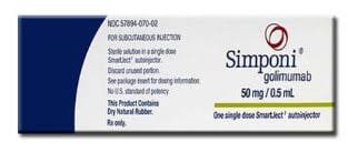 حقن سيمبوني لعلاج التهاب المفاصل الروماتيزمي SIMPONI