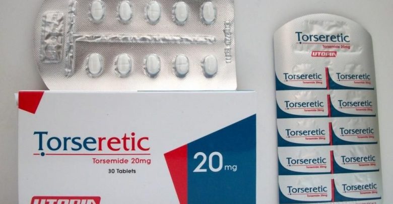 اقراص تورسيريتيك لعلاج ارتفاع ضغط الدم TORSERETIC