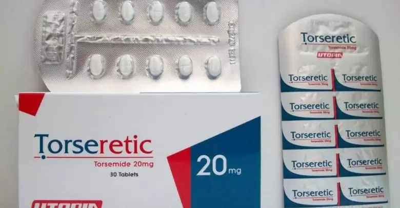 اقراص تورسيريتيك لعلاج ارتفاع ضغط الدم TORSERETIC