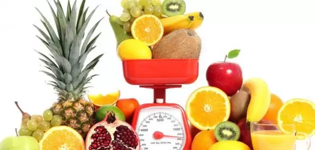 طريقة حساب السعرات الحرارية للفاكهة