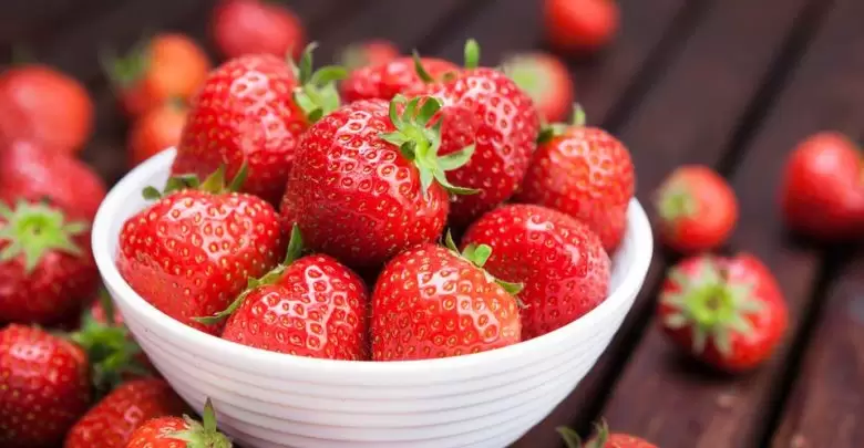 عدد السعرات الحرارية في الفراولة