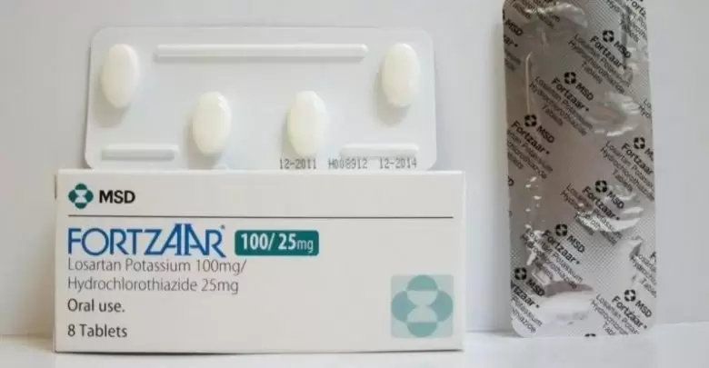 اقراص فورتزار لعلاج ارتفاع ضغط الدم FORTZAAR