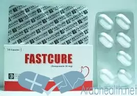 كبسولات فاست كيور لعلاج الحموضة والإثنى عشر Fastcure