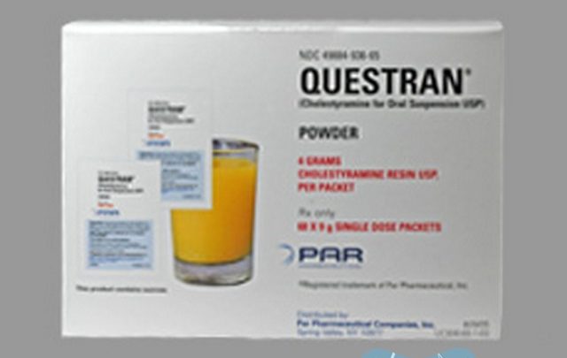 اقراص كويستران لعلاج ارتفاع الكوليسترول QUESTRAN