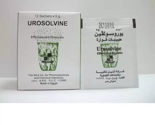 فوار يوروسولفين لعلاج النقرس والحصوات البولية UROSOLVINE
