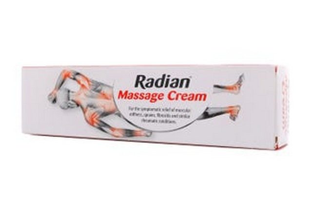 نشرة كريم راديان لعلاج آلام العضلات Radian