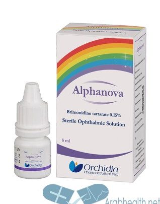نشرة قطرة ألفانوفا لعلاج ارتفاع ضغط العين ALPHANOVA