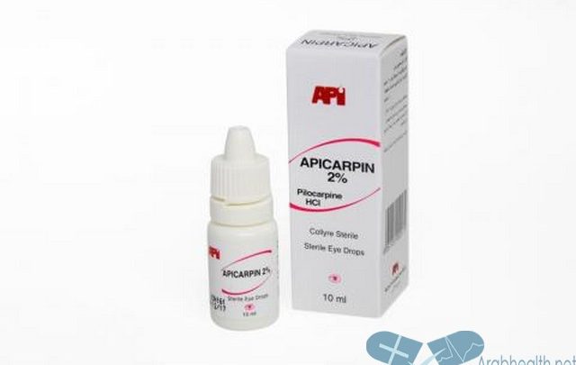 نشرة قطرة ابيكاربين لعلاج ارتفاع ضغط العين APICARPINE