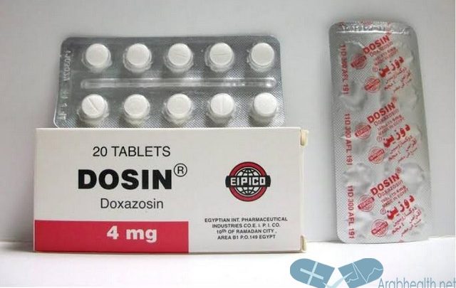 دواعي استعمال اقراص دوسين لعلاج ارتفاع الضغط DOSIN