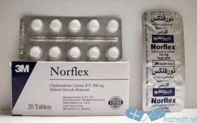 دواعي استعمال اقراص نورفلكس لعلاج الألتهابات Norflex