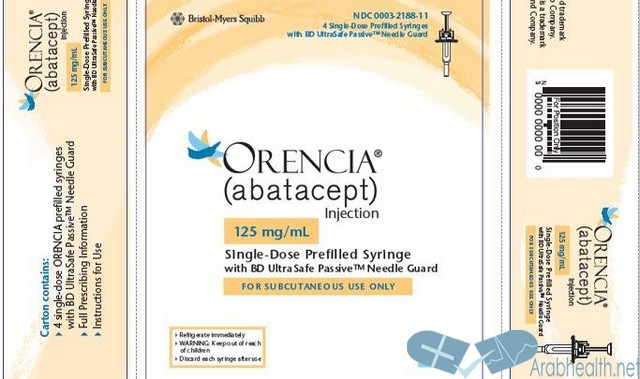 نشرة حقن اورنشيا لعلاج التهاب المفاصل ORENCIA