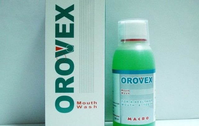 غسول أوروفيكس اتش لتطهير الفم وعلاج التهابات اللثة OROVEX H