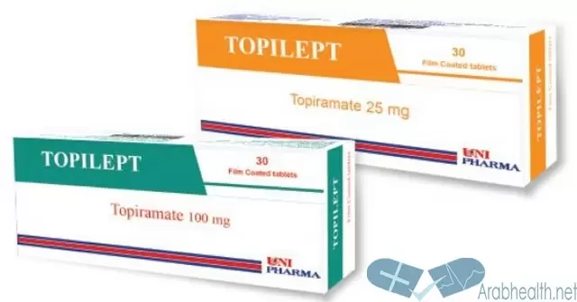 نشرة اقراص توبيلبت للسيطرة علي نوبات الصرع TOPILEPT