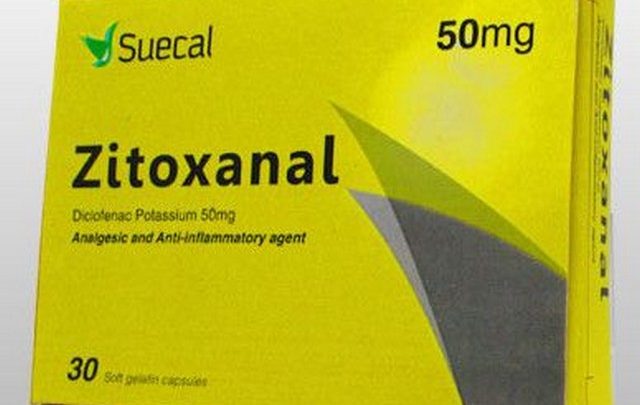 دواعي استعمال كبسولات زيتوكسانال مسكن للألم ZITOXANAL