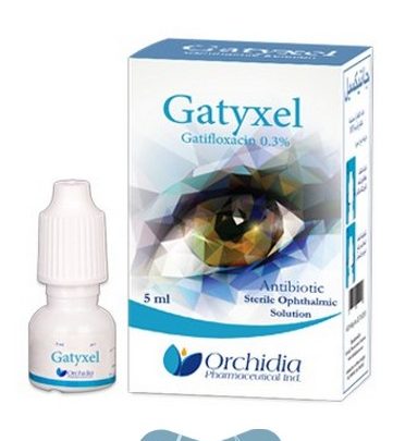 نشرة قطرة جاتيكسيل لعلاج التهابات العين GATYXEL