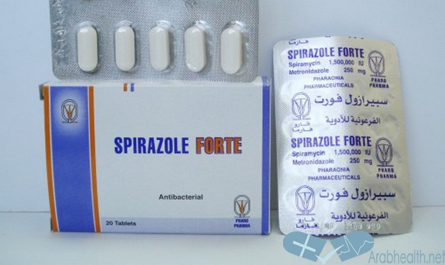 دواء سبيرازول فورت لعلاج الالتهاب Spirazole Forte