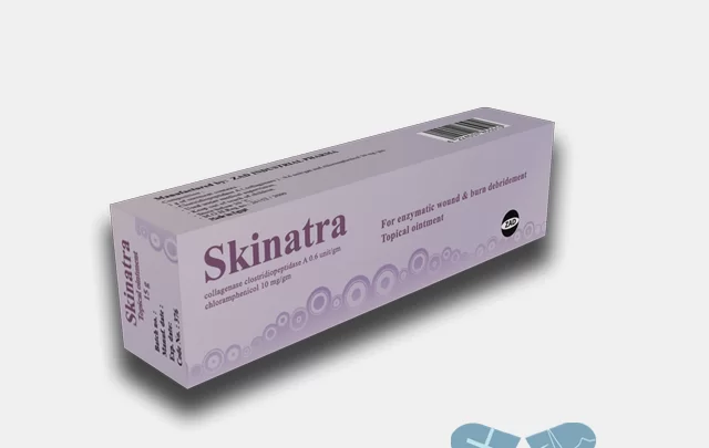 نشرة مرهم سكينترا لعلاج الجروح والحروق SKINATRA