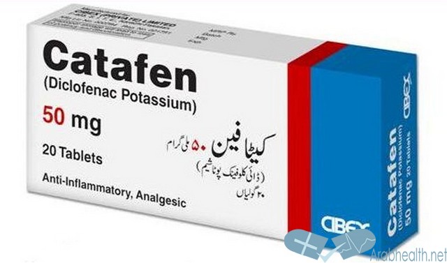 نشرة دواء كاتافين مسكن للآلام ومضاد للالتهابات Catafen