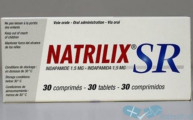 نشرة ناتريليكس اس آر لعلاج ارتفاع الضغط Natrilix SR