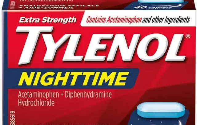 نشرة اقراص تايلينول مُسكن للآلام TYLENOL