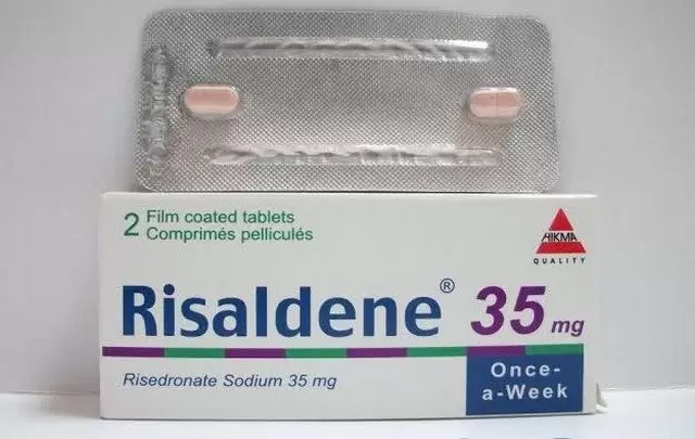 نشرة اقراص ريسالدين لعلاج هشاشة العظام Risaldene