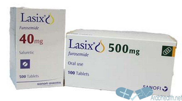 نشرة اقراص لازكس لعلاج احتباس السوائل Lasix