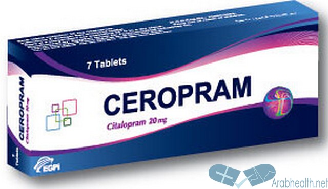 دواعي استعمال اقراص سيروبرام لعلاج الاكتئاب Ceropram