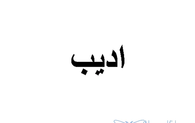 معنى اسم أديب وصفات حامله Adib