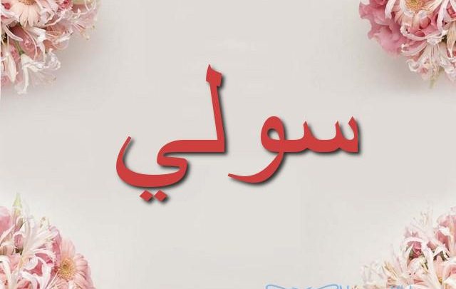 معنى اسم سولي بالتفصيل Soly