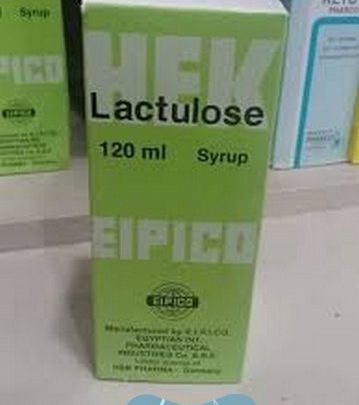 نشرة شراب لاكتيلوز لعلاج الإمساك Lactulose
