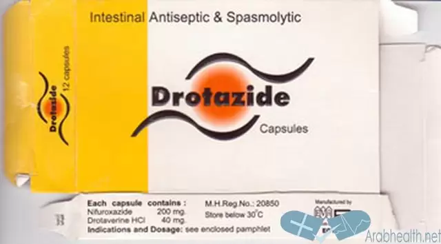 دواعي استعمال كبسول دروتازيد Drotazide