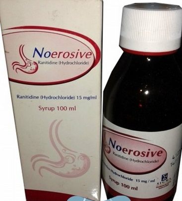 نشرة شراب نوايروسيف لعلاج مشكلات الجهاز الهضمي Noerosive