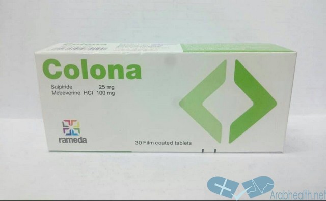 نشرة أقراص كولونا colona لعلاج حالات القولون العصبى