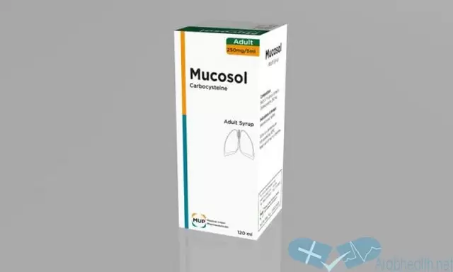 نشرة شراب ميوكوسول طارد البلغم Mucosol