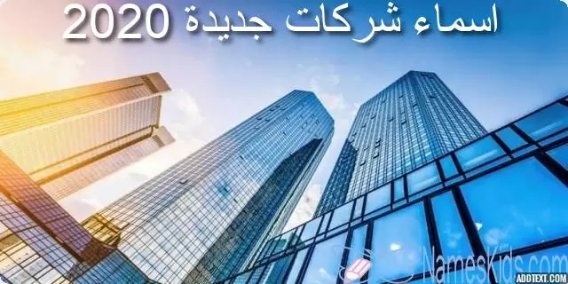 اجدد 70+ اسماء شركات جديدة 2025