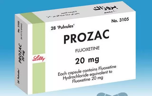 نشرة كبسولات بروزاك prozac لعلاج الاكتئاب