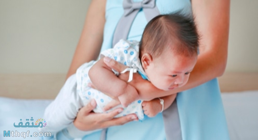 علاج الغازات عند الرضع