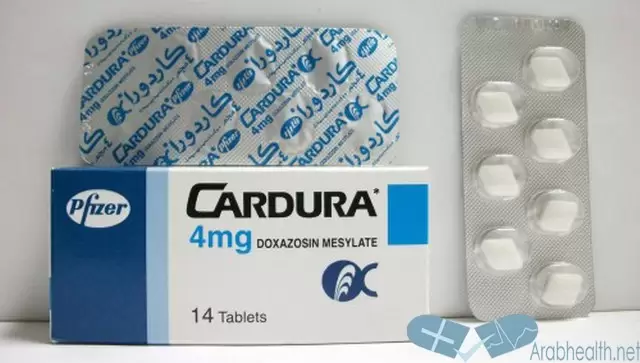 دواء أقراص كاردورا Cardura لعلاج ضغط الدم والبروستاتا