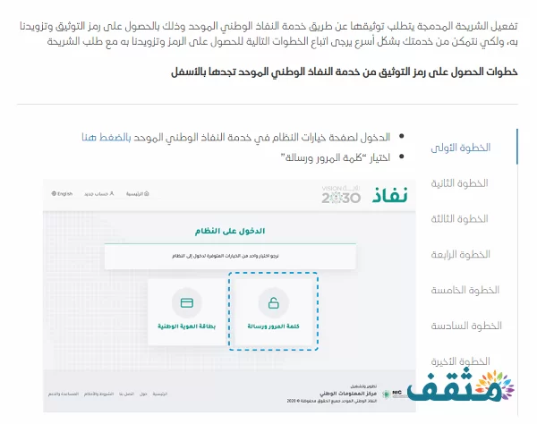 خطوات نقل ملكية رقم موبايلي النفاذ الوطني